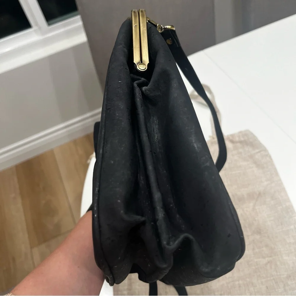 Laflore Paris Bebebark Black Mini Convertible Crossbody Clutch - Picture 8 of 14